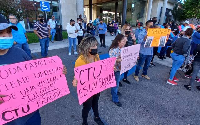 Rompen tregua vecinos de Sierra Azul; vuelven a manifestarse en constructora CTU