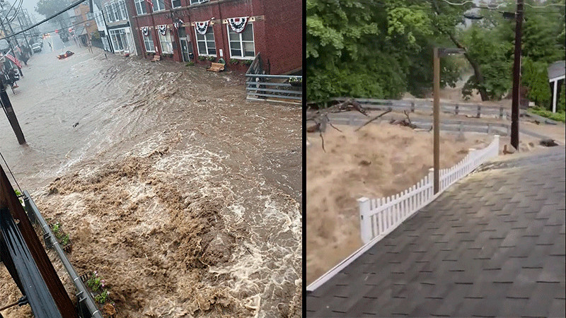 Inundaciones dejan al menos una persona sin vida y grandes daños en Nueva York thumbnail