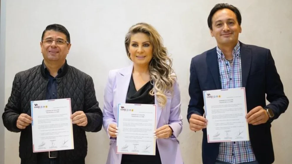 “Va por la CDMX” PAN, PRI y PRD firmaron acuerdo para ir en coalición en las elecciones de 2024 thumbnail