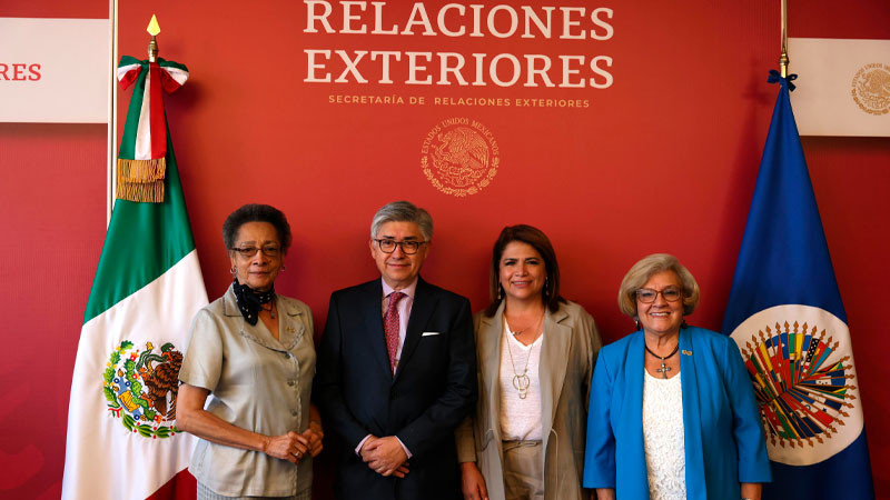 Realizan diálogo estratégico entre Comisión Interamericana de Derechos Humanos y México thumbnail