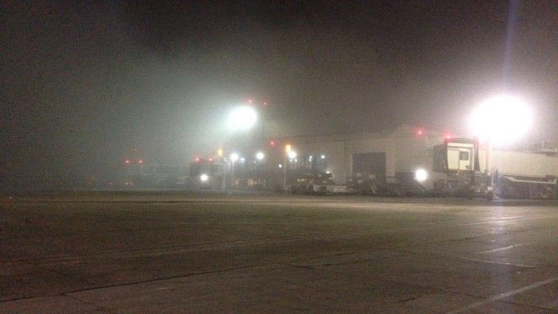 Por banco de niebla, retrasan y cancelan vuelos en el Aeropuerto de Tijuana thumbnail