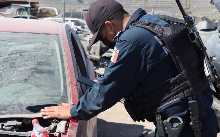 Realizan operativo en yonkes para detectar autopartes robadas thumbnail