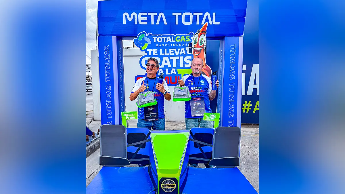 TotalGas anuncia ganadores de viaje a la Fórmula 1