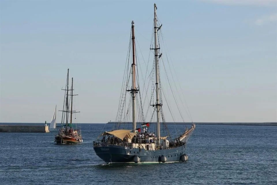 Acusa flotilla con ayuda para Gaza ataque con posible dron