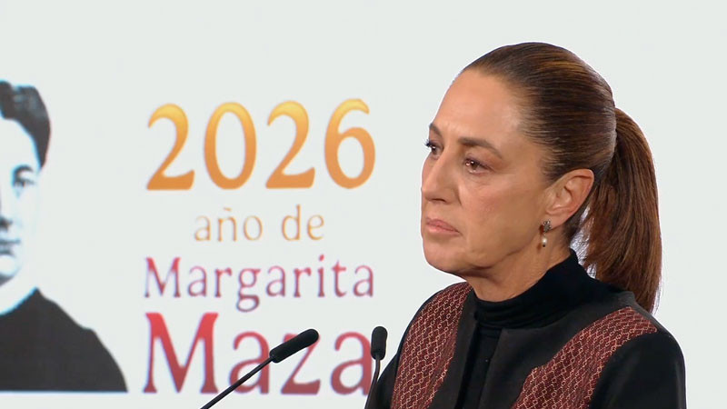 "Nosotros paramos" los estupefacientes que "ellos disminuyan el flujo de armas", dice Sheinbaum a EEUU