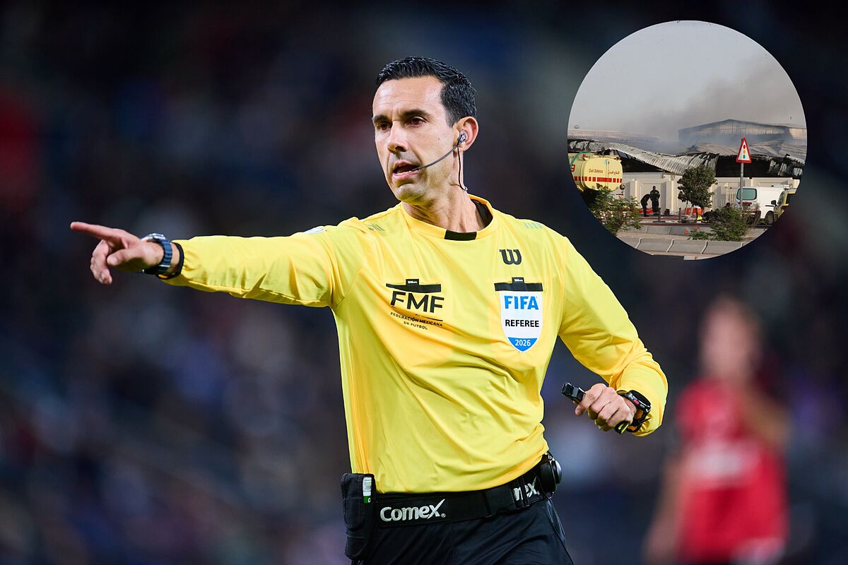 ¡César Ramos atrapado en Qatar! El árbitro de la Liga MX no puede abandonar la zona de guerra en Medio Oriente