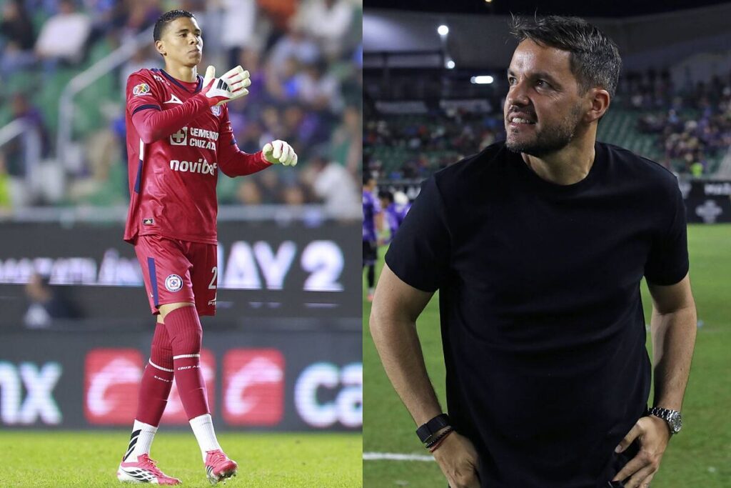 "Es lo más justo": Larcamón aclara regreso de Kevin Mier a portería de Cruz Azul